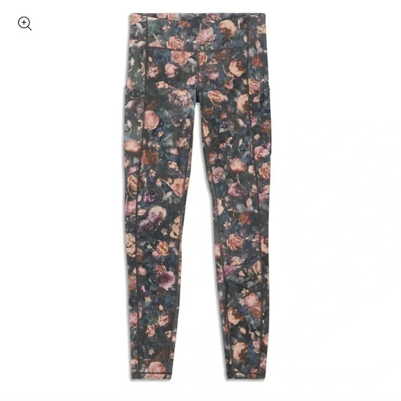 Lululemon Speed Up Legging in Frosted Rose Floral Size 8 - Picture 1 of 5